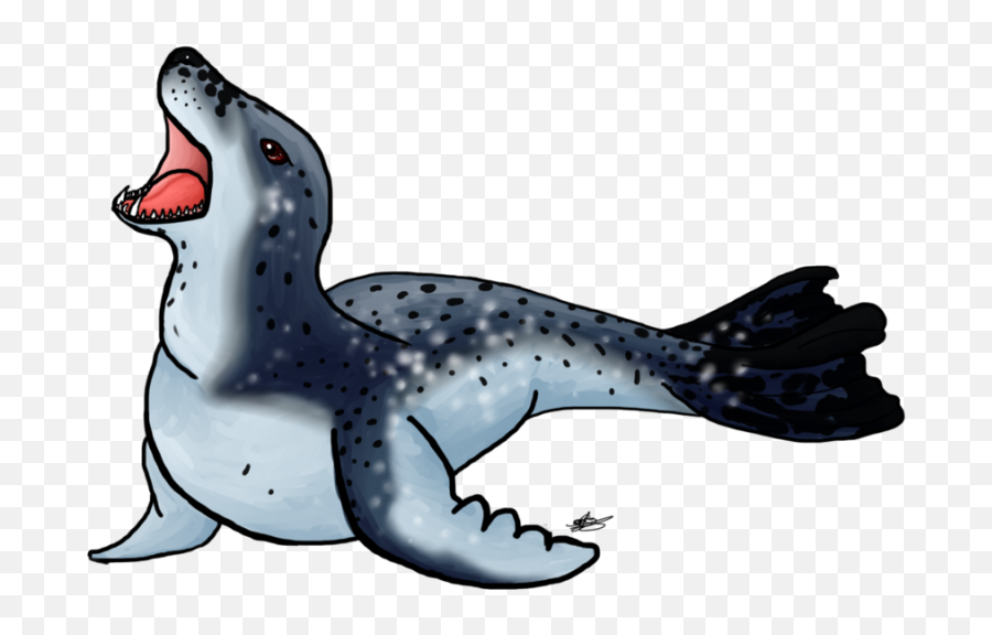 Seal Clipart Leopard Seal - Animal Figure Emoji,Seal Clipart