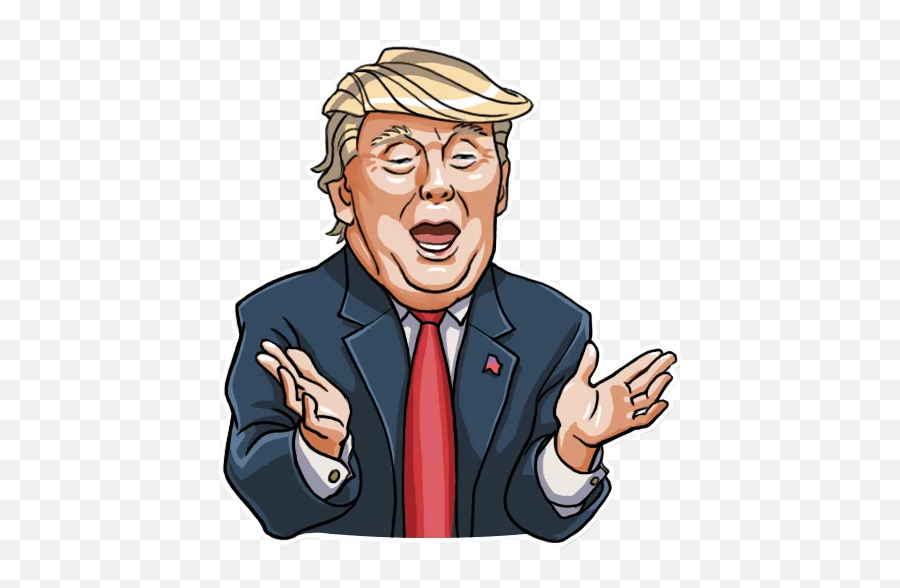 Download Trump Presidency Of Sticker - Transparent Donald Trump Clipart Emoji,Trump Clipart