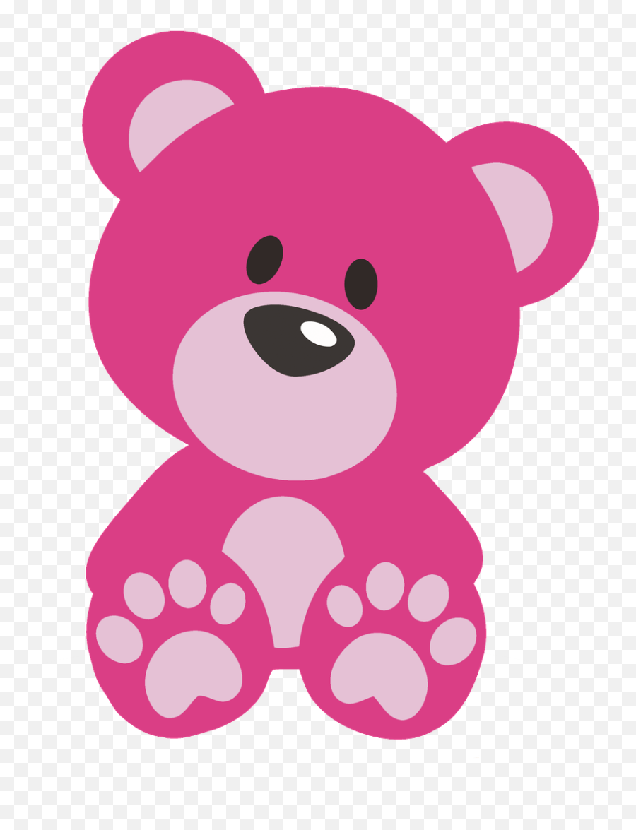 Blue Teddy Bear Png Transparent - Pink Cute Bear Clipart Emoji,Teddy Bear Png