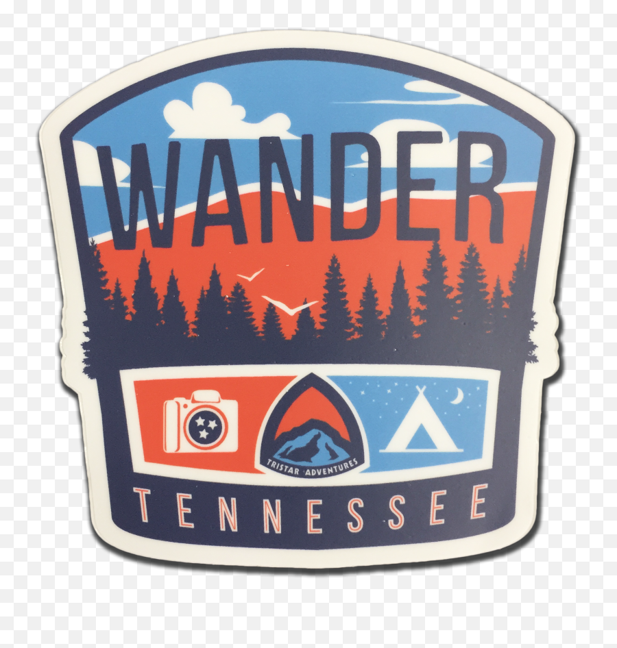 Wander Tennessee Die Cut Decal - Illustration Emoji,Tristar Pictures Logo