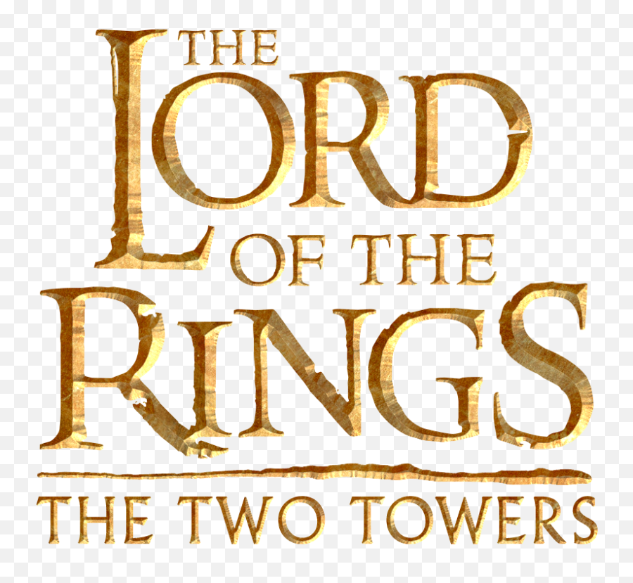 The Two Towers - Lord Of The Rings The Two Towers Png Emoji,Lord Of The Rings Logo