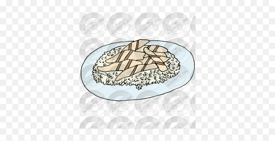 Chicken And Rice Picture For Classroom - Pie Emoji,Rice Clipart