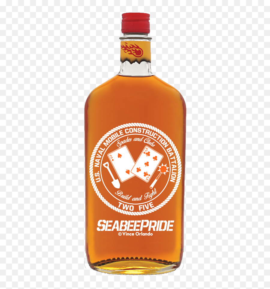 Nmcb 25 Fireball U2013 Seabee Pride - Glass Bottle Emoji,Fireball Png