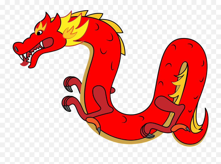 Chinese Dragon Clipart - Chinese Dragon Image Clipart Emoji,Dragon Clipart