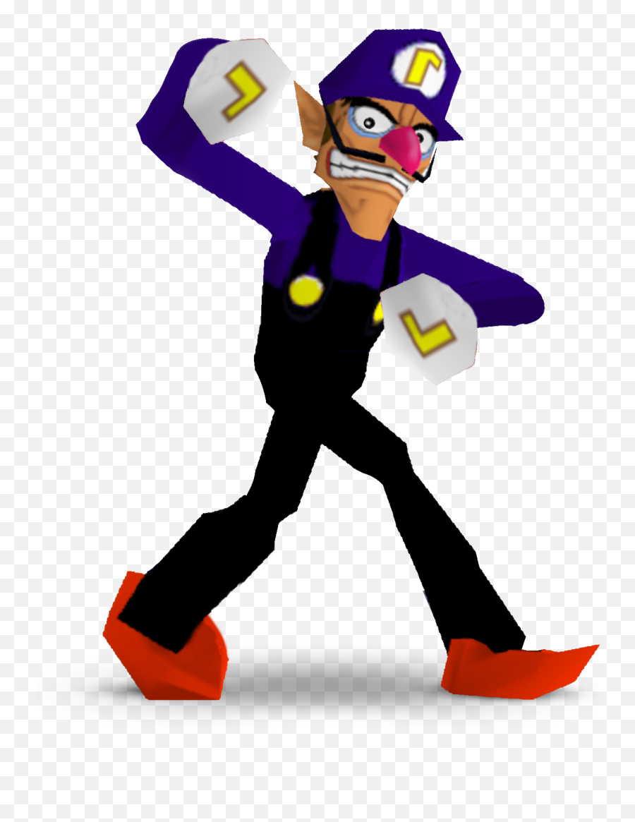 Waluigi Render With The Mario Party - Waluigi Render Emoji,Waluigi Png