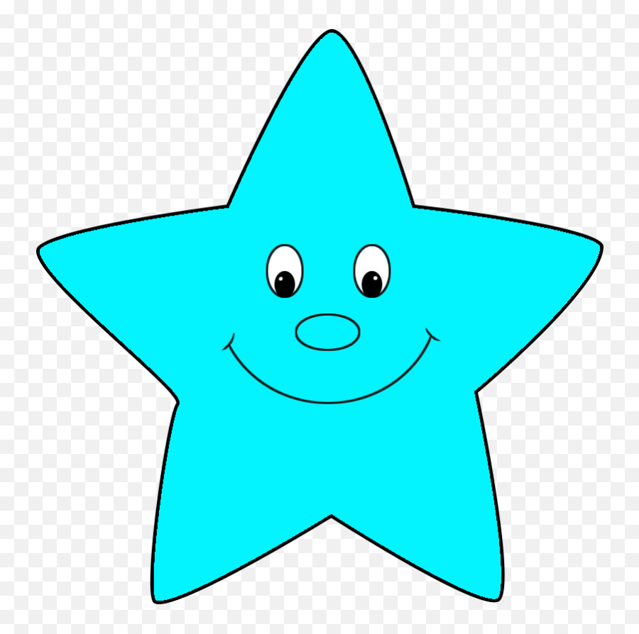 Star Clipart Star Clipart Clip Art Stars - Cute Blue Star Clipart Emoji,Star Clipart
