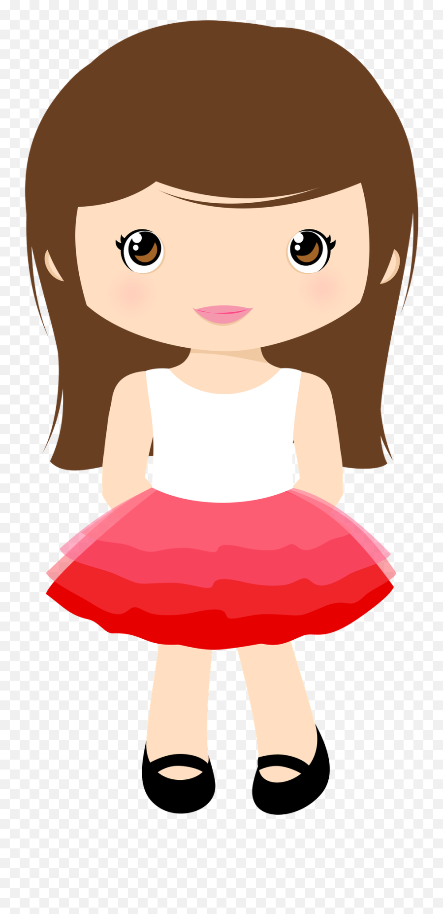 Clipart Girl - Little Girl Clipart Png Emoji,Girls Clipart