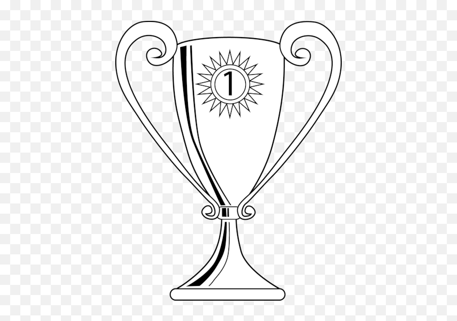 Best Trophy Clipart - Trophy Coloring Page Emoji,Trophy Clipart