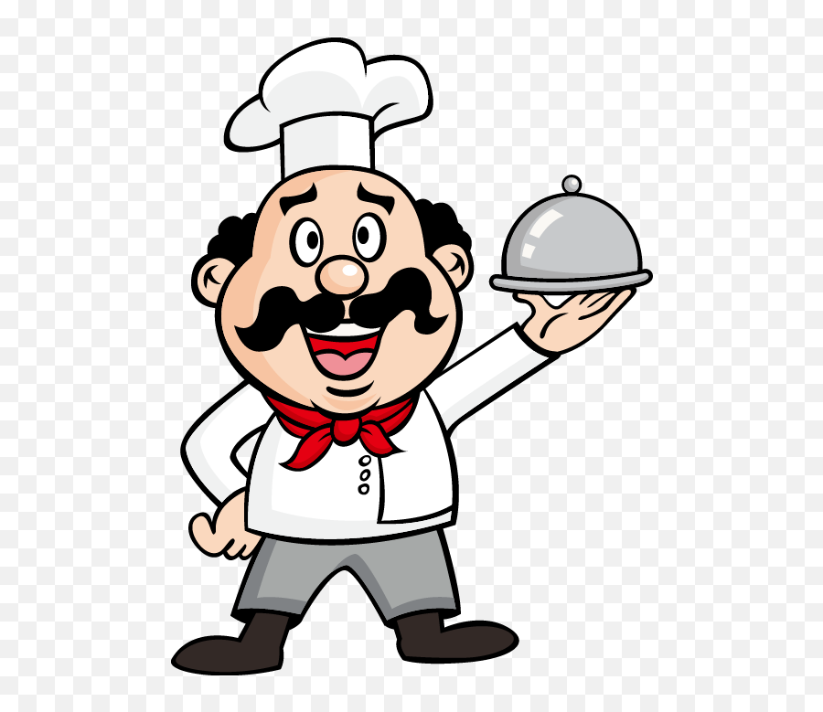 Waiter Serving Food Png Clipart - Chef Dibujo Jpg Emoji,Waiter Clipart