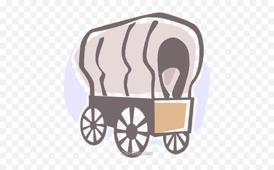 Covered Wagons Royalty Free Vector Clip - Old Wagon Clipart Emoji,Covered Wagon Clipart