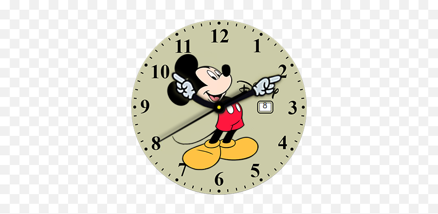 Download Mickey Mouse Yellow - Samsung Watch Mickey Mouse Emoji,Mickey Mouse Face Png