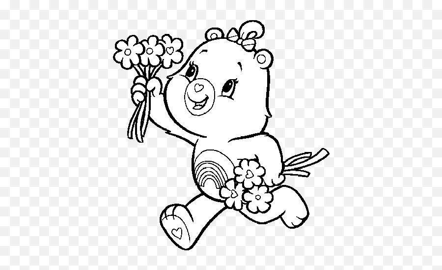 Fancy Design Care Bears Printable Coloring Pages Baby - Care Care Bear Printable Color Emoji,Care Bear Clipart