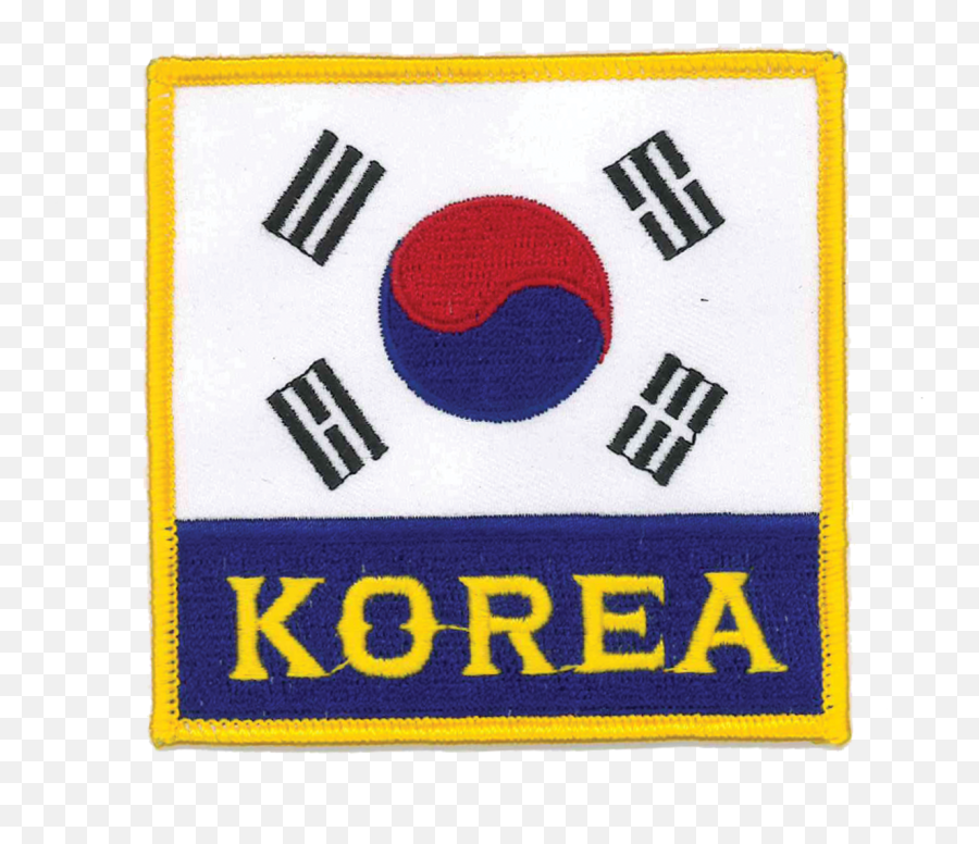 1145 Korean Flag Patch 3 - The Independance Hall Of Korea Emoji,Korean Flag Png