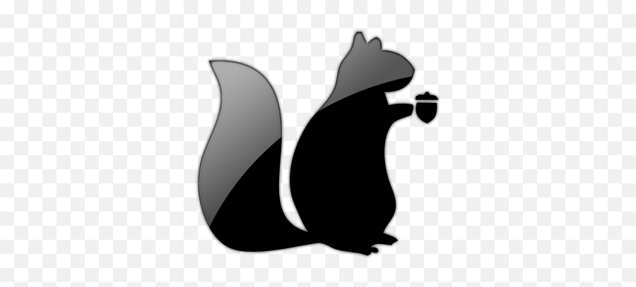 Free Transparent Squirrel Png Download - Cartoon Black And White Squirrel Png Emoji,Squirrel Clipart Black And White