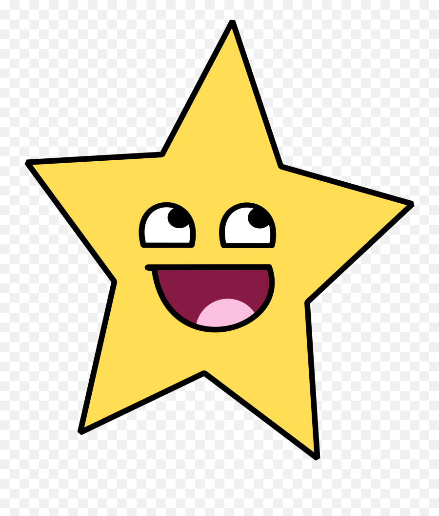 Shooting Star Cartoon Images - Star With Face Clipart Emoji,Shooting Star Clipart