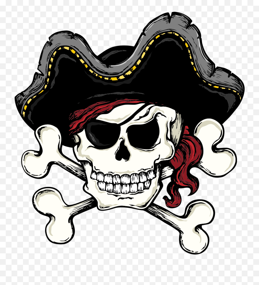 Crossbones Piracy Clip Art Emoji,Pirate Skull Clipart