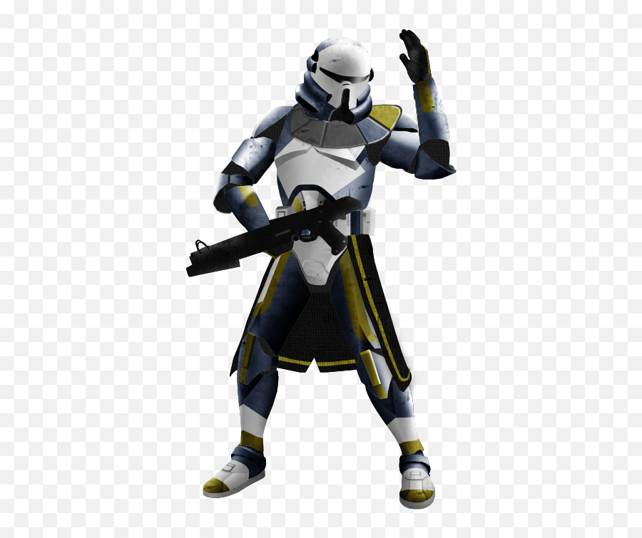 Star Wars The Clone Wars Commander Trauma - 406x697 Png Emoji,Clone Trooper Png