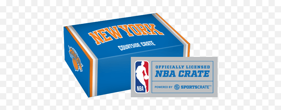 New York Knicks Example Crate - Fathead Nba Logo Wall Decal Packet Emoji,New Nba Logo