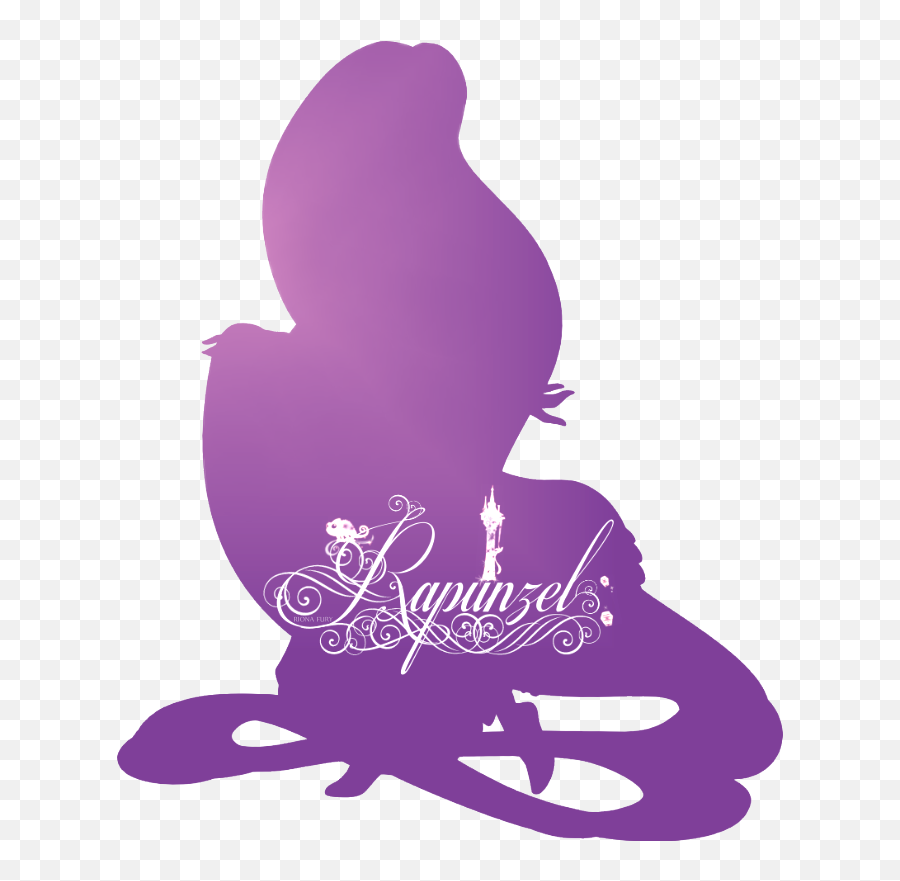 Disney Princess Photo Rapunzel Silhouette Disney Princess Emoji,Disney Silhouette Png