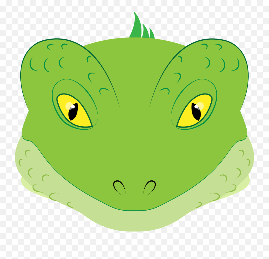 Lizard Face Clipart - Lizard Mask Template Emoji,Lizard Clipart