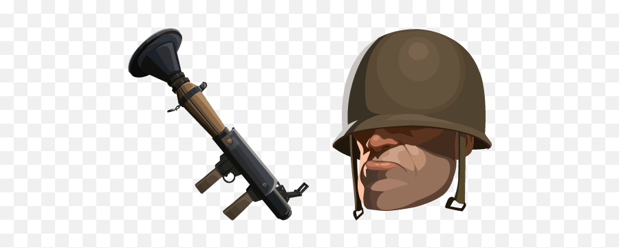 Team Fortress 2 Soldier And Rocket Launcher Cursor U2013 Custom - Soldier Team Fortress 2 Emoji,Team Fortress 2 Logo