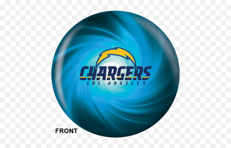 Download Los Angeles Chargers Bowling Ball Front View - La Chargers Bowling Ball Emoji,Los Angeles Chargers Logo