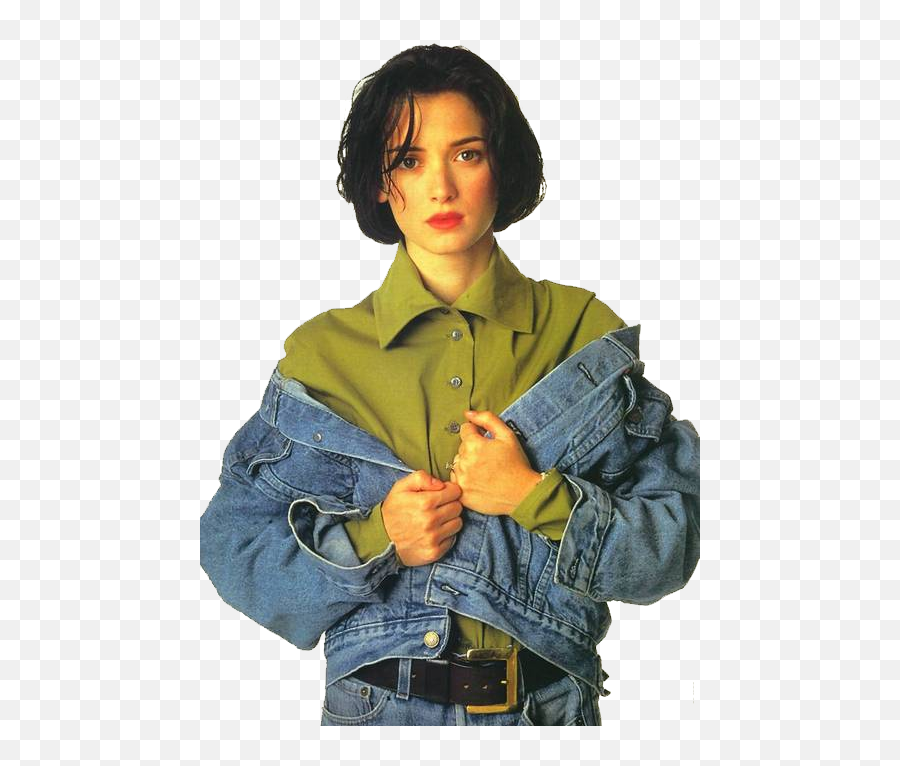 Winona Ryder 90s Style Icons - Winona Ryder Young Png Emoji,90s Png
