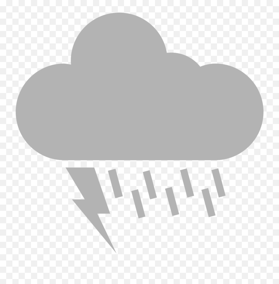 Thunderstorm Thunder Cloud Rain Png Picpng - Png Truenos Animado Emoji,Rain Png