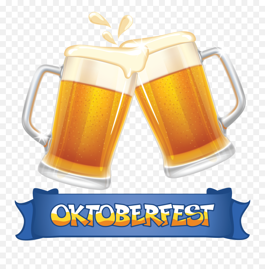 Beer Glassware Oktoberfest Clip Art - Beers Cheers Transparent Background Emoji,Beer Clipart
