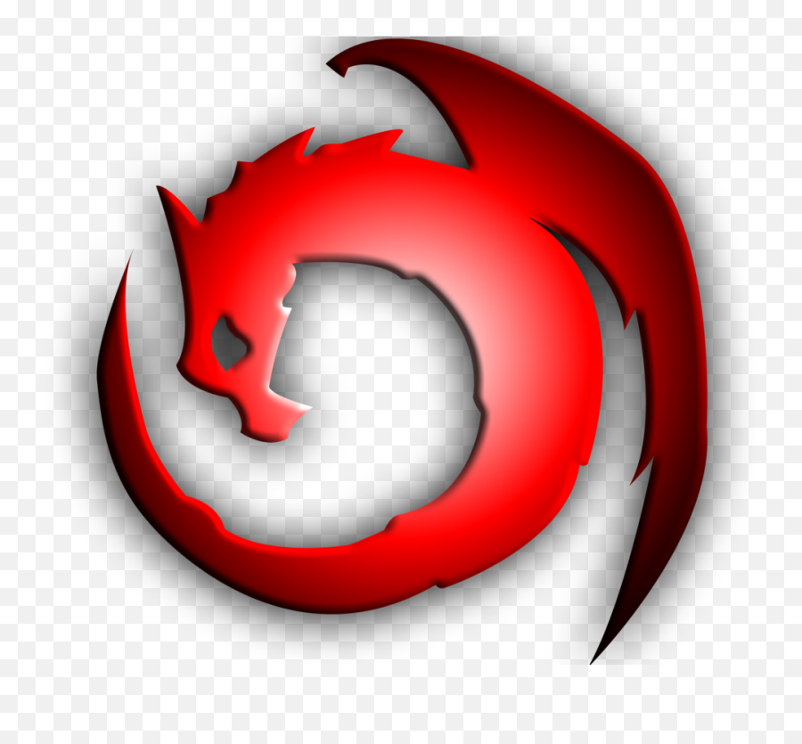 Download Red Dragon Logo Png Png Image - Red Dragon Logo No Background Emoji,Red Dragon Png