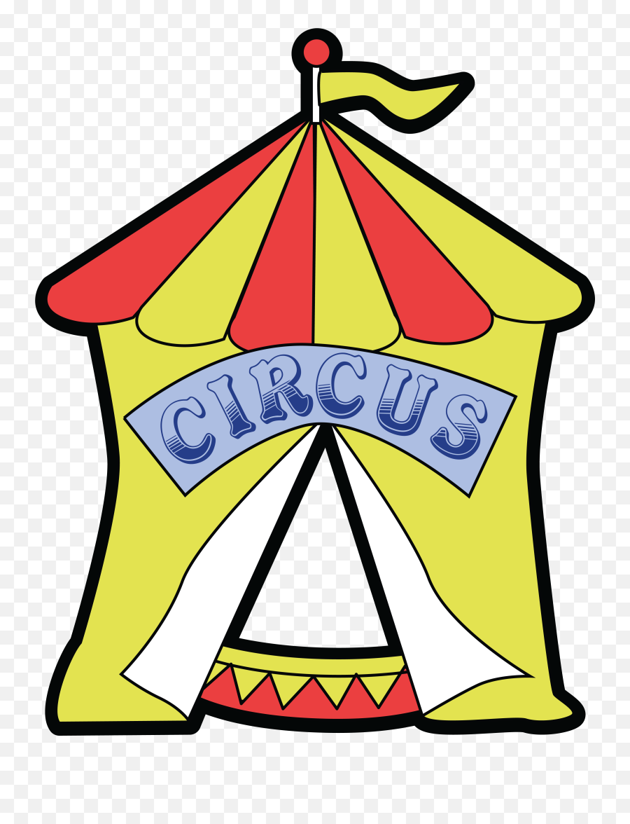 Tent Clipart Png - Free Clipart Of A Big Top Circus Tent Circus Tent Clipart Says Circus Emoji,Tent Clipart