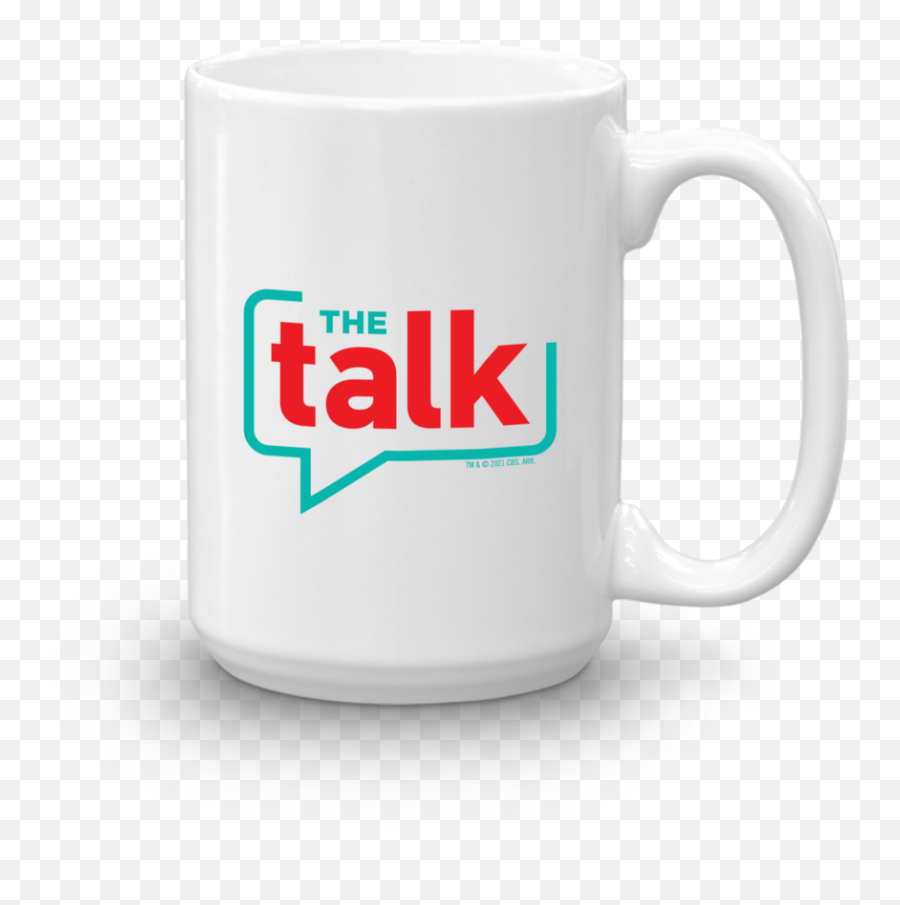 The Talk Logo White Mug - Serveware Emoji,T.k Logo