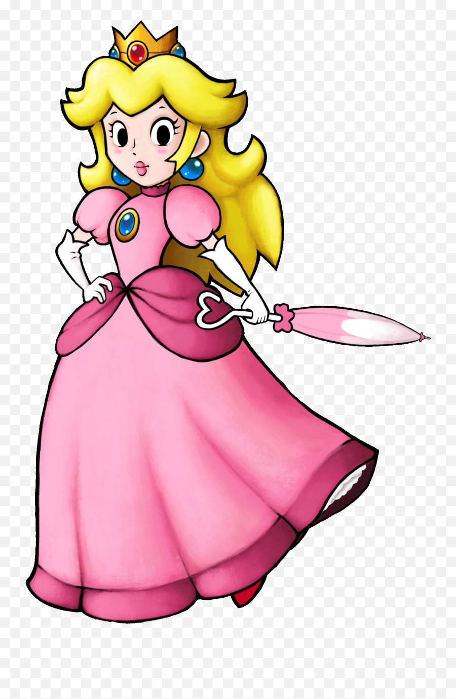 Princess Peach Clipart - Princess Peach Super Mario Clipart Emoji,Princess Peach Transparent