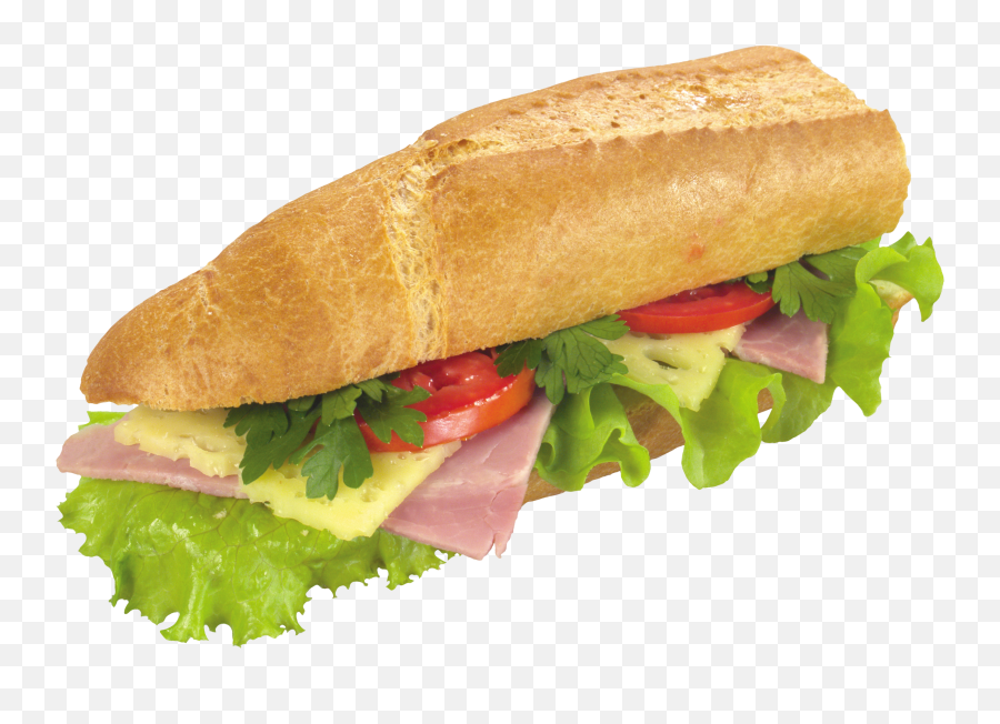 Burger And Sandwich Clipart Png - Transparent Background Sub Sandwich Clipart Emoji,Sandwich Clipart