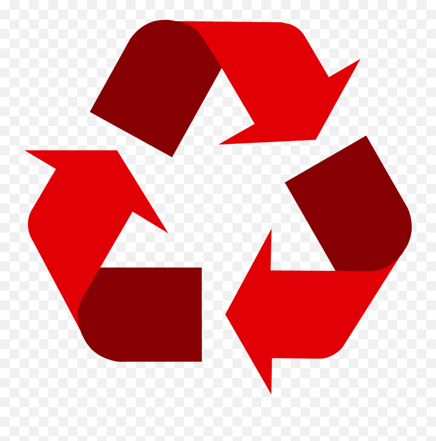 Recycling Symbol - Farol Do Cabo De Soya Emoji,Red Logo