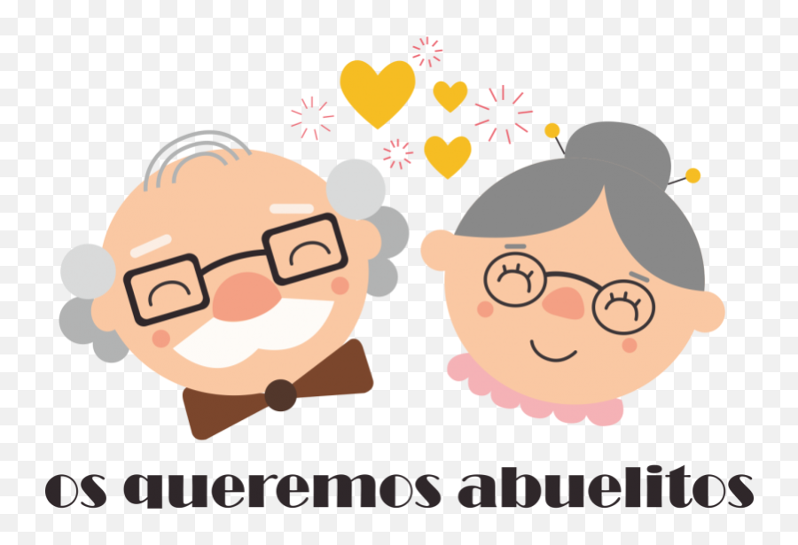 Os Queremos Abuelitos Emoji,Grandparent Clipart