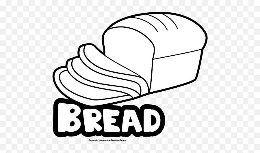 Free Food Groups Clipart Emoji,Bread Clipart Black And White