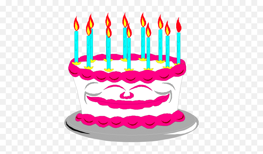 57 Free Birthday Cake Clip Art - Animation Birthday Cake Animated Emoji,Cake Clipart
