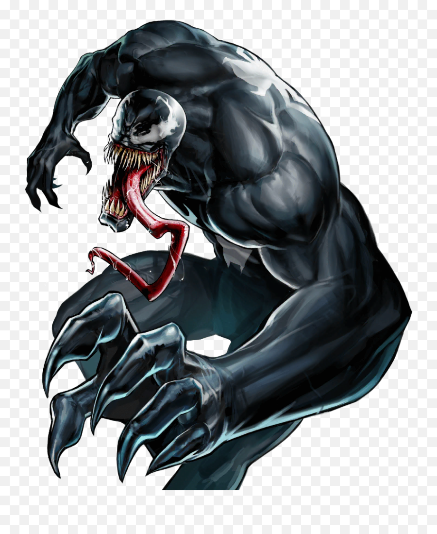 Download Venom Drawing Artwork - Marvel Drawing Venom Emoji,Venom Png