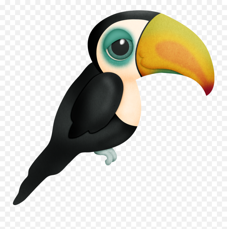 Zoo - Art Birds Animals Drawing Emoji,Toucan Clipart