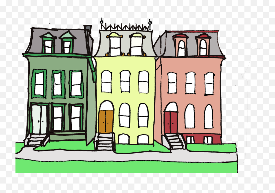 Architecture Clipart Neighborhood - Vertical Emoji,Neighborhood Clipart