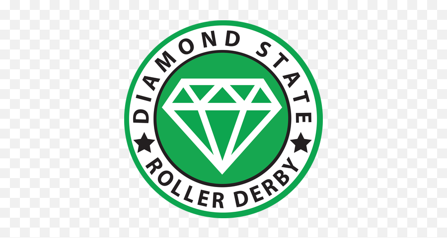 Diamond State Roller Derby - Diamond State Emoji,Girls Skate Logo