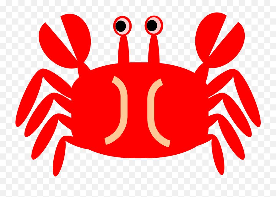 Red Crab Clipart Free Download Transparent Png Creazilla - London Underground Emoji,Crab Transparent Background
