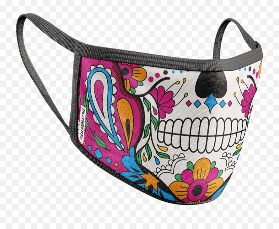 Face Masks True Threds Made In Usa - Day Of The Dead Face Mask Covid Emoji,Nba Logo Face Mask