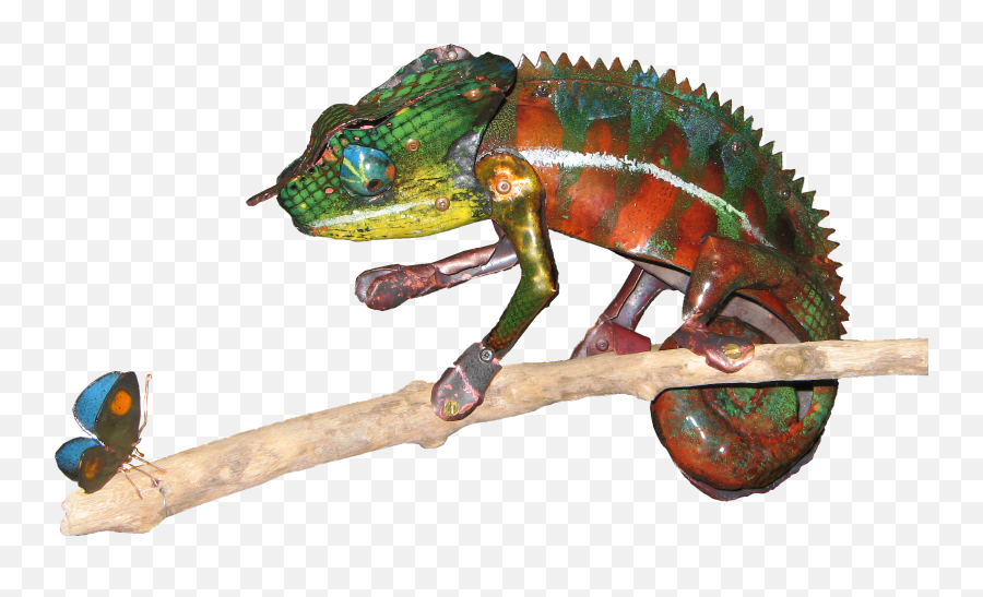 Copper Enamel - Common Chameleon Emoji,Chameleon Png