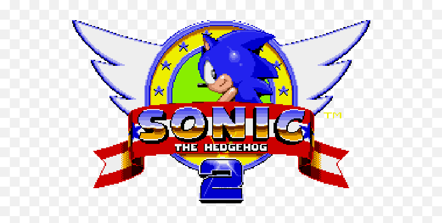 Sonic The Hedgehog 2 Classic Messages - Blank Sonic The Hedgehog Logo Emoji,Sonic The Hedgehog Logo