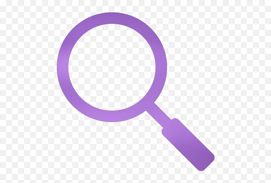 Find Png Transparent Magnifying Glass - Magnifying Glass Search Button Emoji,Magnifying Glass Transparent