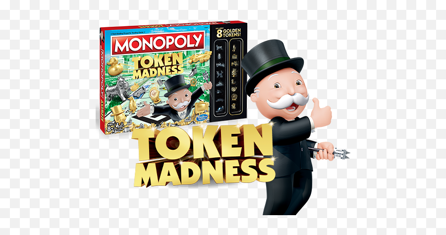 Hasbro Token Madness Monopoly Png - Monopoly Token Emoji,Monopoly Png