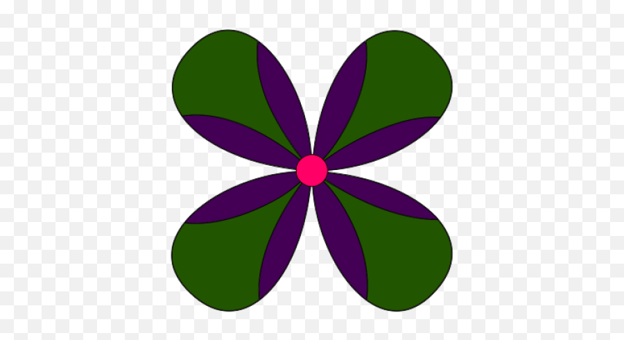 Green Flower Png Clip Art Green Flower - Girly Emoji,Flower Clipart Transparent