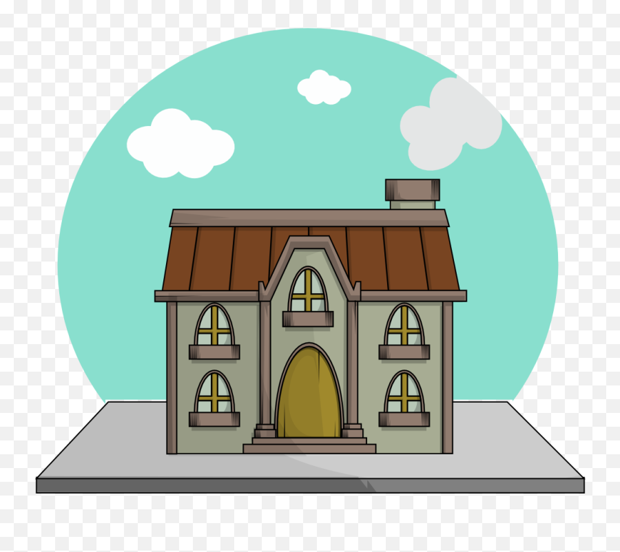 Mansion Clipart Kid - Clipartbarn Roof Shingle Emoji,Kid Clipart